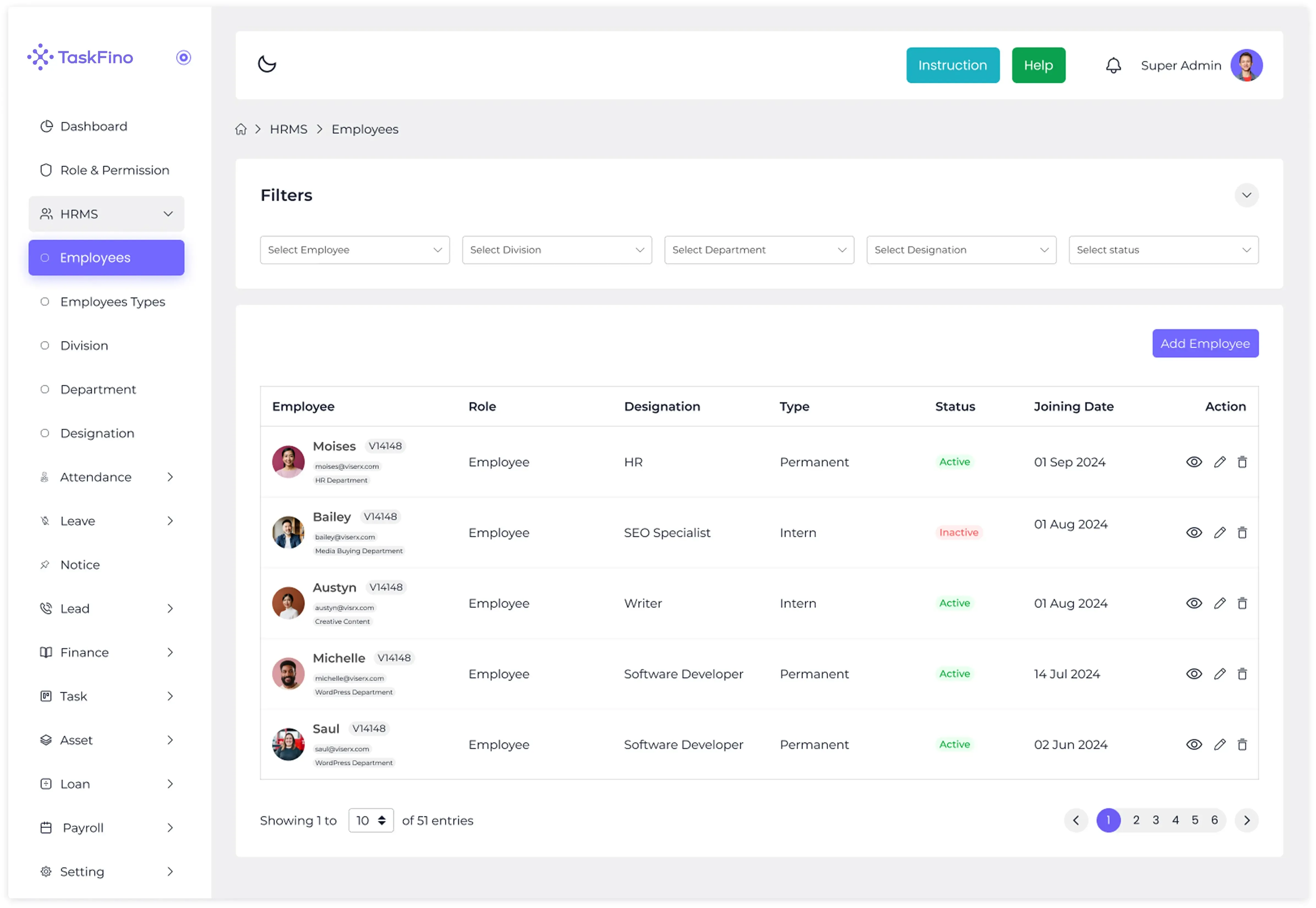 Hero Dashboard